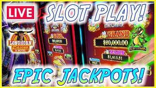 🔴 LIVE SLOTS! EPIC JACKPOT CHALLENGE! LET'S GO! LONGHORN CASINO!