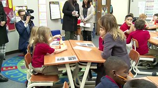 First Lady Trump in Tulsa visiting students