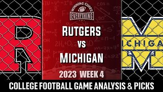 Rutgers vs Michigan Picks & Prediction Against the Spread 2023 College Football Analysis