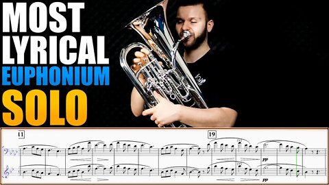 "O Mio Babbino Caro" - Most Beautiful Euphonium Solo by Giacomo Puccini. Sheet Music Play Along!
