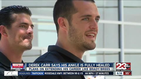 Derek Carr says health a top priority for NFL durability