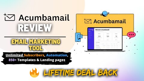 Acumbamail Review [Lifetime Deal] | Offering Unlimited Subscribers to Start Email Marketing