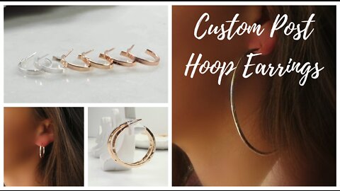 Custom Made Big Hoop Earrings Mystic Moon Shop