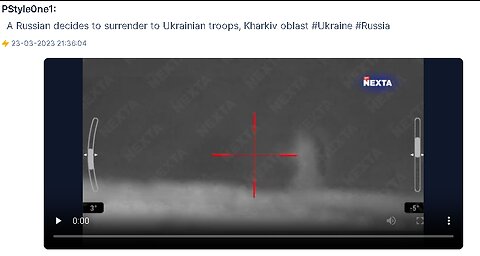 A Russian decides to surrender to Ukrainian troops, Kharkiv oblast