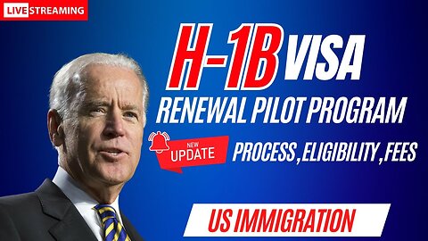 Big News: Domestic H-1B Visa Renewal Pilot Program: Process, Eligibility And Fees Updates | USCIS