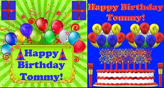 Happy Birthday 3D - Happy Birthday Tommy - Happy Birthday To You - Happy Birthday Song