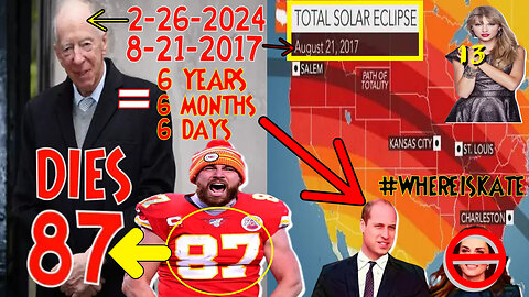 Jacob RothsChild Dies at 87 & 6 Years 6 Months & 6 Days Death to 2017 Great American Eclipse 8-21-17