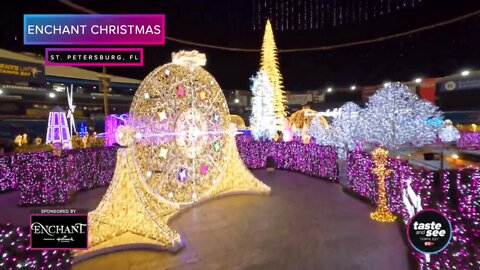 Enchant Christmas at Tropicana Field | Taste and See Tampa Bay