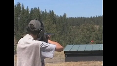 Robert at the Spokane Rifle club shotgun range 2008