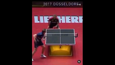 AMAZING: Table Tennis match. I'd be worn out too.