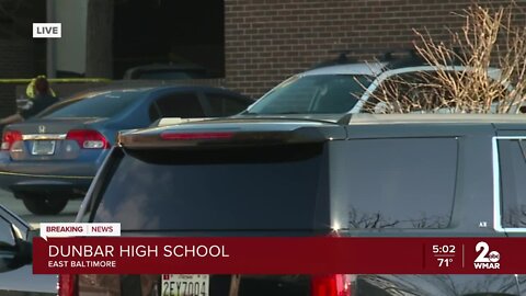 Student shot in leg outside Dunbar High School in Baltimore