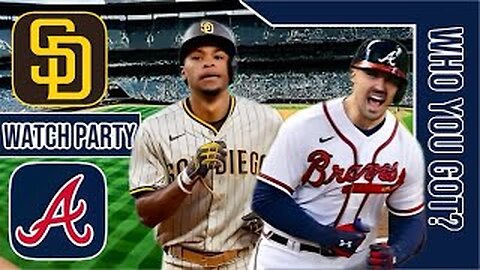 San Diego Padres vs Atlanta Braves | Live Play by Play & Reaction Stream | MLB 2024 Game 41