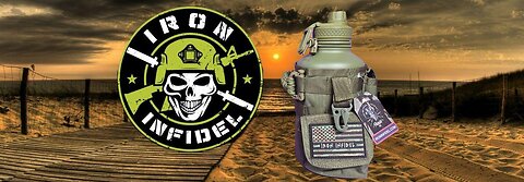 Battle Bottle From Iron Infidel - Water Bottle Survival