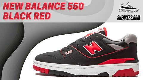 New Balance 550 Black Red - BB550SG1 - @SneakersADM