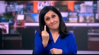 BBC anchor has apologized after seen giving the middle finger during a live broadcast