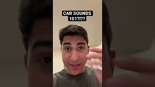 CAR SOUNDS COURSE?!