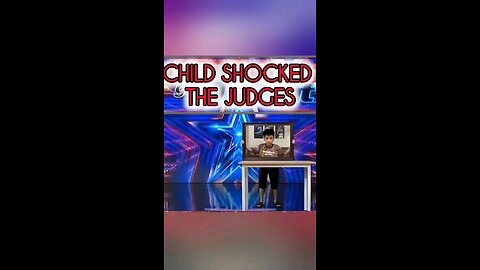 child shocked the judges 😱