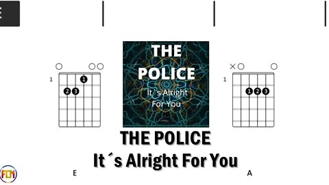 THE POLICE It´s Alright For You GUITAR CHORDS & LYRICS