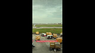Plane Takeoff at Changi Airport, Singapore