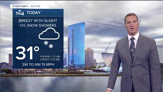 Possible snow showers Thursday afternoon