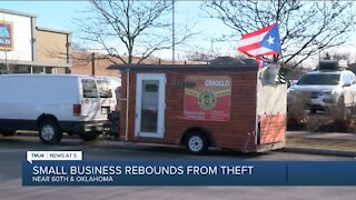 Food trailer owner disappointed someone stole from his business, but plans to keep cooking