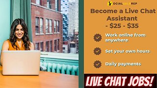 Live Chat Jobs - You have to try this one | chat support work from home | online chat jobs