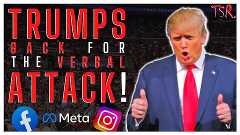 TRUMPS BACK on FACEBOOK and INSTAGRAM! FREE to let it FLY! Sort of... What is METAs AGENDA?