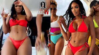 Porsha Williams Shows Off Her Summer Body While Turning Up On Yacht! 🍑