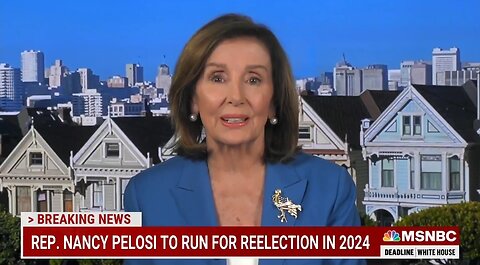 83 Year Old Pelosi Is Running To Protect Democracy. LOL