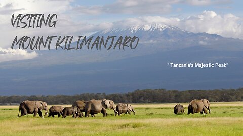 Visiting Mount Kilimanjaro Tanzania's Majestic Peak