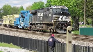 Norfolk Southern Ballast Train from Fostoria, Ohio May 8, 2021