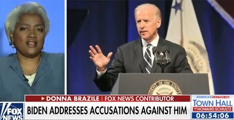 Donna Brazile defends Creepy Joe Biden against groping allegations