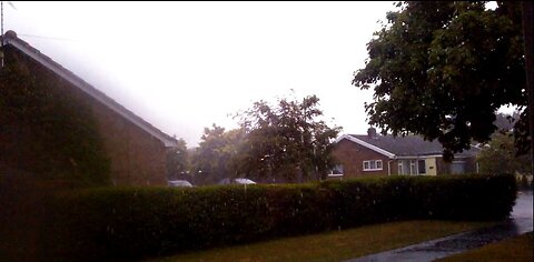 2013 "UFO" , Strange Light During Thunder storm
