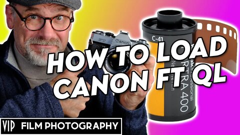 How to load and unload 35mm film - Canon FT