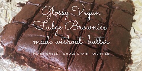 How to make vegan brownies without butter