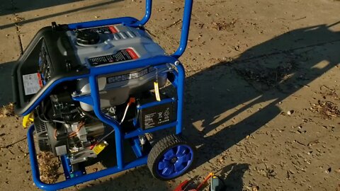 Checking out the SG6500E electric start portable generator 6500 watts for Rural king