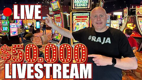 BRINGING $50,000 CASH TO THE CASINO & NOT STOPPING UNTIL I WIN THE GRAND JACKPOT!