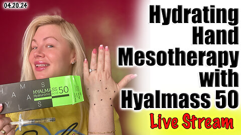 Live Hand Hydration with Hyalmass 50. Maypharm.net | Code Jessica10 saves you money
