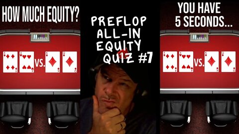 POKER PREFLOP ALL-IN EQUITY #7