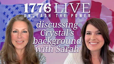 1776 Presenter on Crystal's Background