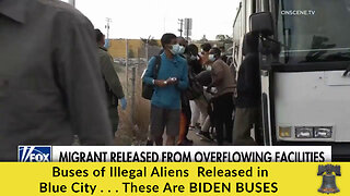 Buses of Illegal Aliens Released in Blue City . . . These Are BIDEN BUSES