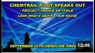 Chemtrail pilot speaks out about the GENOCIDE going on above us - it's nothing a bullet can't fix