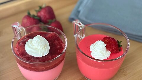 Jello Yogurt Mousse - High Protein Low Calorie Snacks | Desserts