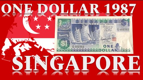 Bank Note: Singapore One Dollar 1987