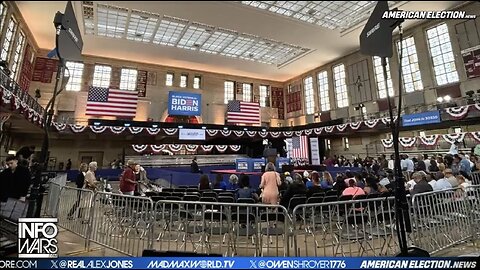 Biden And Harris Speak In Front Of A Tiny Crowd In Philadelphia Can’t Fill High School Gymnasium