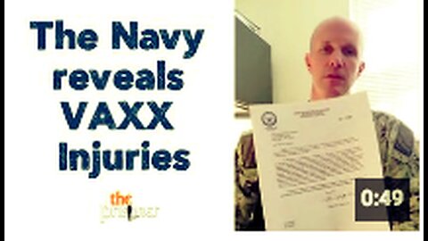 The Navy reveals VAXX Injuries