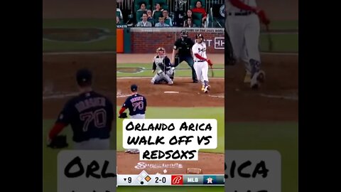 Atlanta Braves Orlando Arcia Walk Off Home Run vs The Red Sox! #braves #walkoff #orlandoarcia