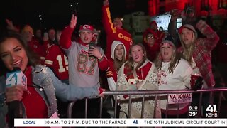 Crowds gather for Kansas City Chiefs Kingdom Championship Parade