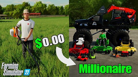 Starting From Scratch - Landscaping Series | From Poor to Millionaire | PS5 | Farming Simulator 22