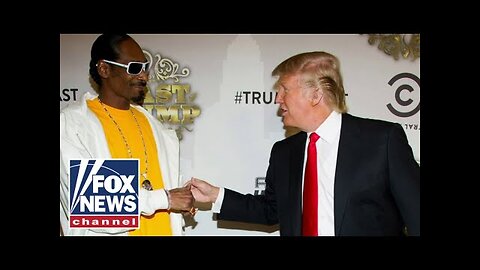 Rapper Snoop Dogg jumps on the Trump train